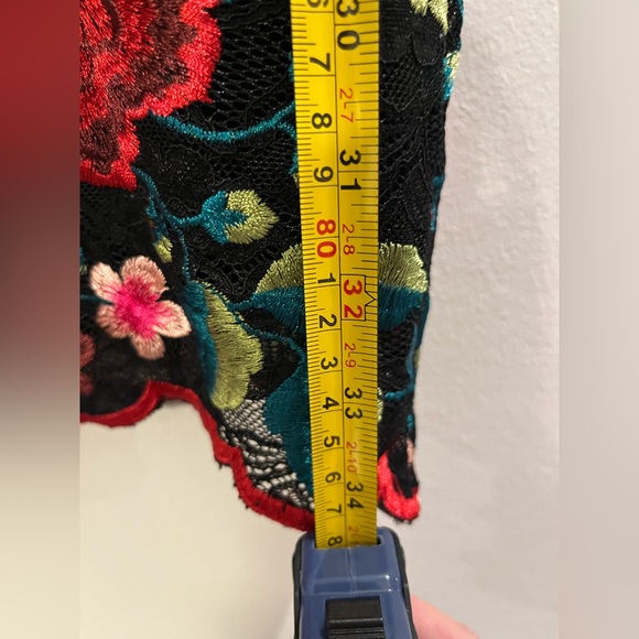 Aidan Mattox Blouson Floral Embroidered Dress - US Size 12 - Picture 14 of 14